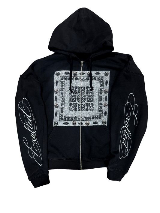 Exalted Sacred Script Zip-Up Hoodie