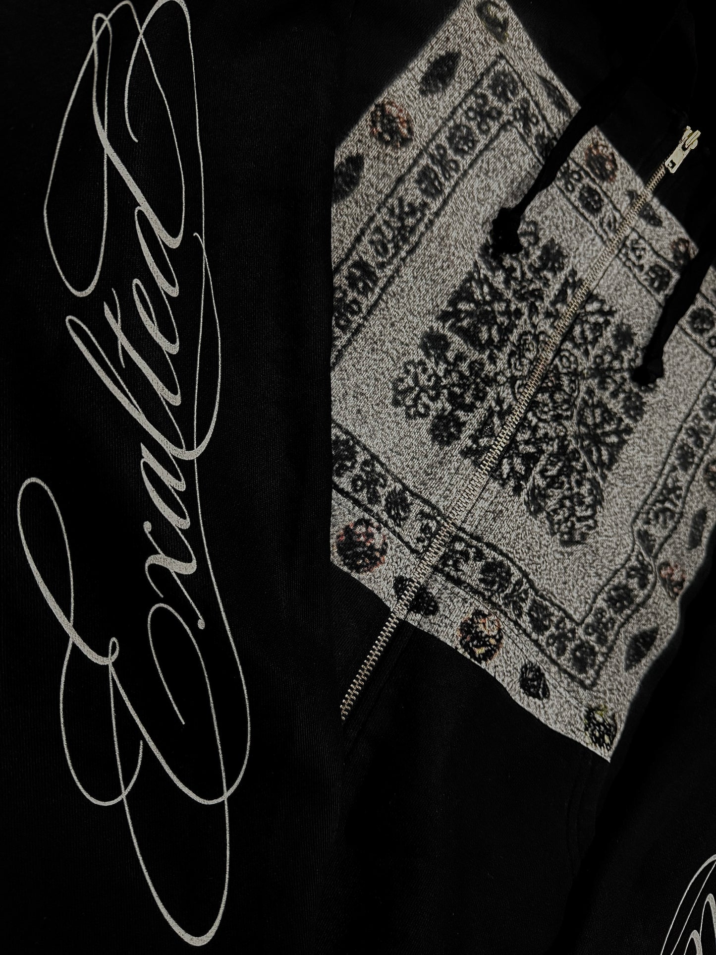 Exalted Sacred Script Zip-Up Hoodie